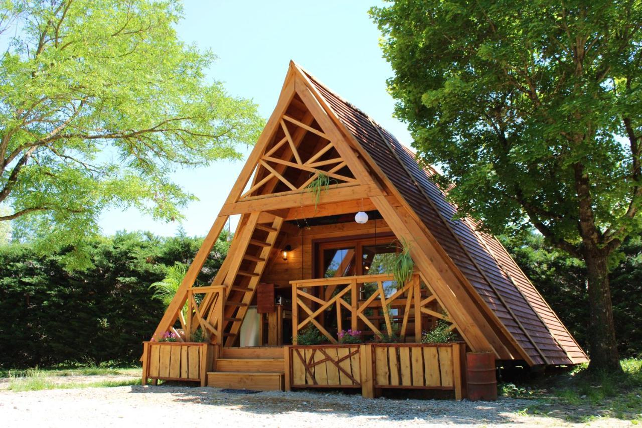 Habitat Createur - Hebergements Insolites Au Camping Municipal "Les Ecureuils" Recoubeau-Jansac Экстерьер фото