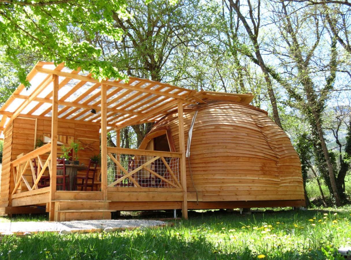Habitat Createur - Hebergements Insolites Au Camping Municipal "Les Ecureuils" Recoubeau-Jansac Экстерьер фото