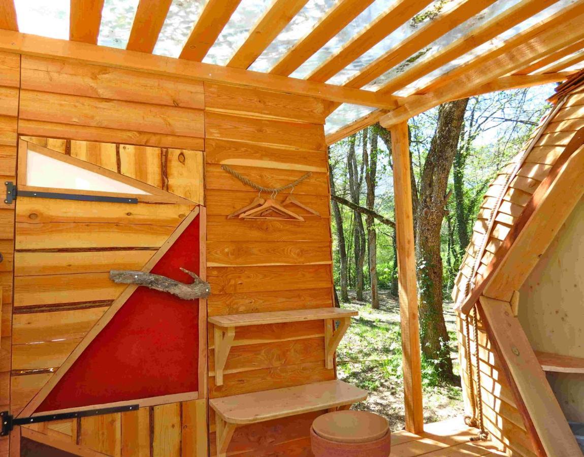 Habitat Createur - Hebergements Insolites Au Camping Municipal "Les Ecureuils" Recoubeau-Jansac Экстерьер фото