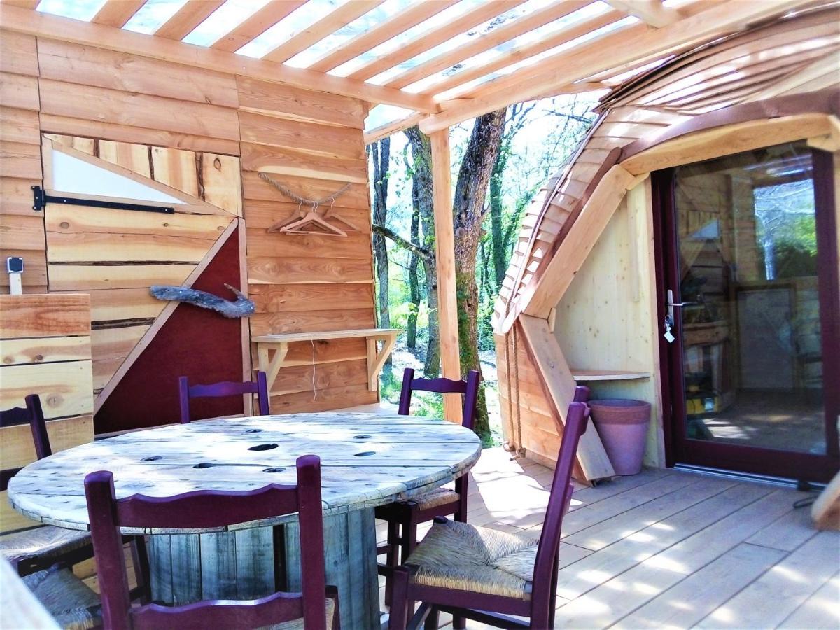Habitat Createur - Hebergements Insolites Au Camping Municipal "Les Ecureuils" Recoubeau-Jansac Экстерьер фото