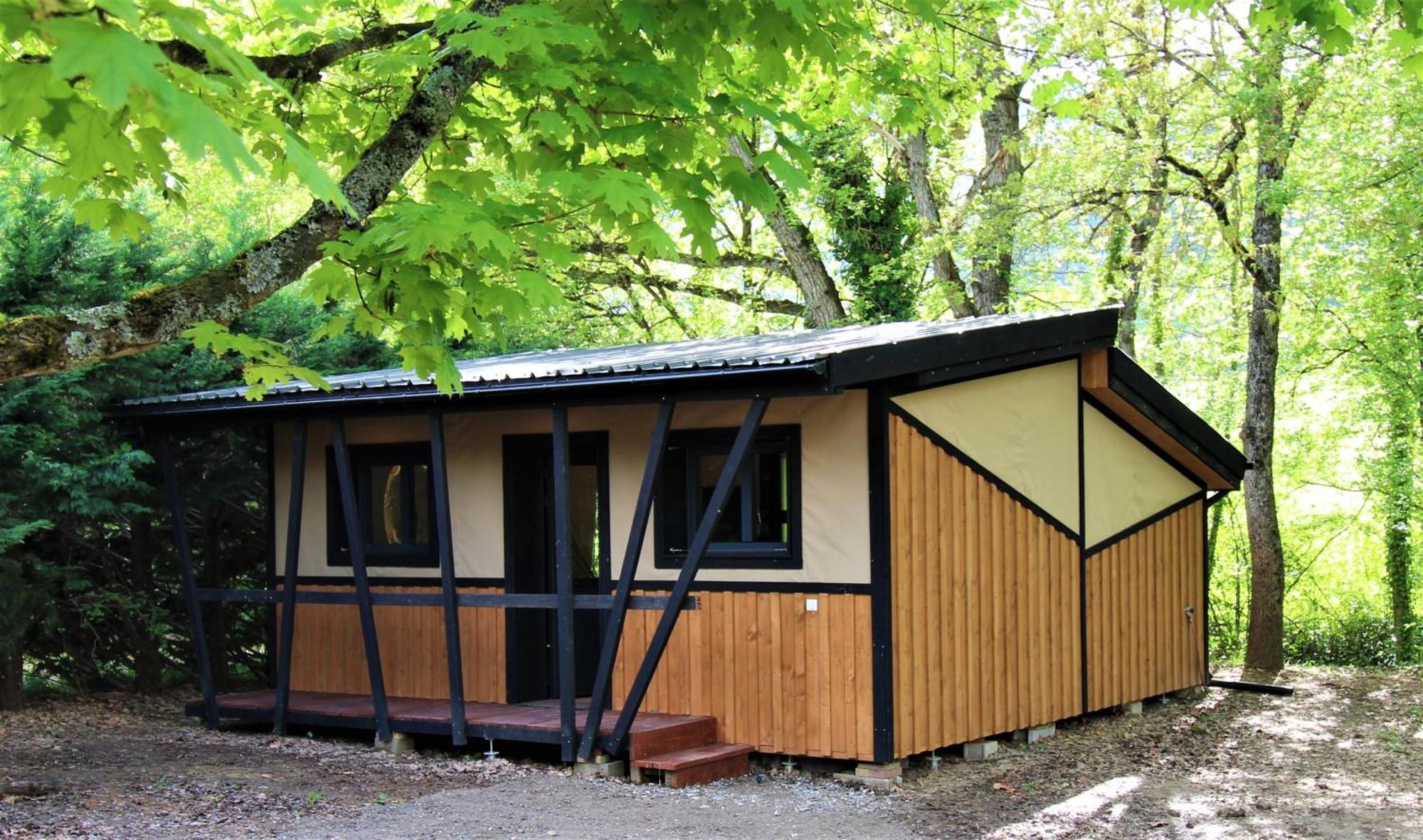 Habitat Createur - Hebergements Insolites Au Camping Municipal "Les Ecureuils" Recoubeau-Jansac Экстерьер фото
